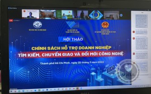 VJBA tham gia Hội thảo Chính sách hỗ trợ doanh nghiệp tìm kiếm, chuyển giao và đổi mới công nghệ.